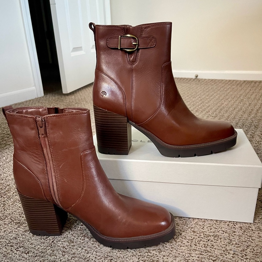 🆕 Naturalizer Wilde Waterproof Boot in Cappuccino sz. 11 - Picture 3 of 7